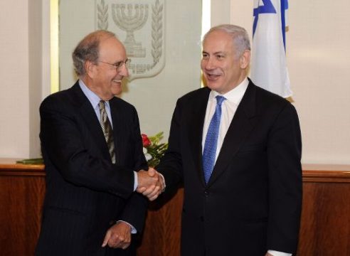 George Mitchell und Benjamin Netanjahu