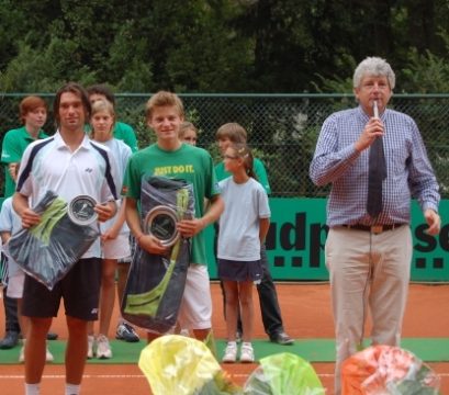 Peter Torebko, David Goffin und Karl-Joseph Ortmann