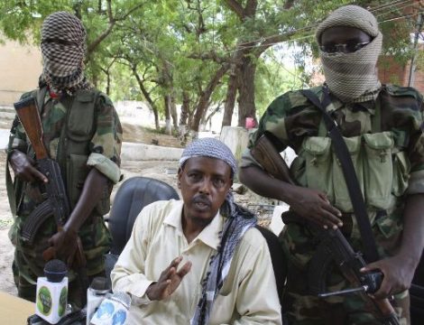 Scheich Ali Mohamed Hussein, der Führer von al-Shabaab in Mogadischu (Mai 2010)