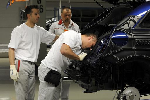 Produktionsstätte des Audi A1 in Brüssel: Der belgischen Wirtschaft geht es wieder besser