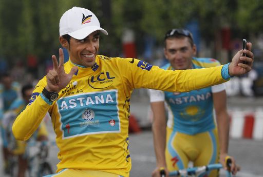 Tour de France-Sieger Alberto Contador wechselt zu Saxo