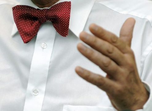 Darf bei Elio di Rupo nicht fehlen: die Fliege