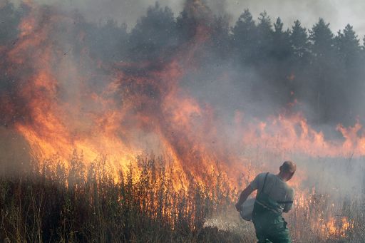 Waldbrände in Russland 6. August