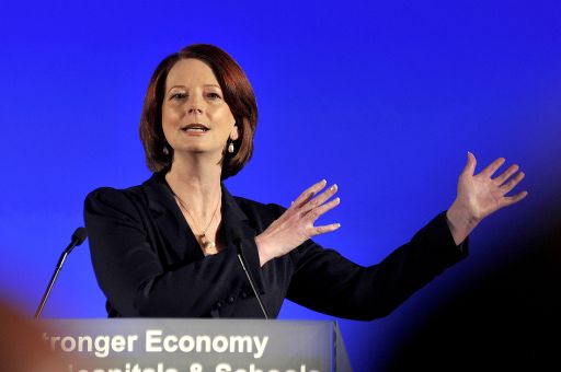 Die australische Ministerpräsidentin Julia Gillard