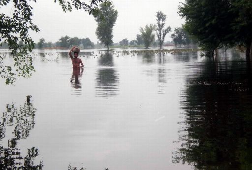 Die Ausmaße des Hochwassers in Pakistan sind unvorstellbar groß
