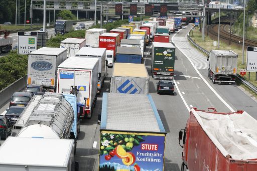 Nichts geht mehr auf dem Antwerpener Ring