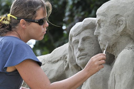 Bis zum 31. Oktober ist das Sandskulpturen-Event bei Heerlen geöffnet