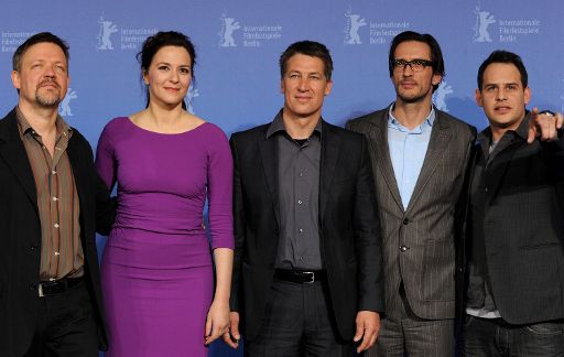 Justus von Dohnanyi, Martina Gedeck, Tobias Moretti, Regisseur Oskar Roehler und Moritz Bleibtreu