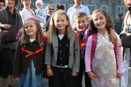 Schulanfang 2010 auf der PDS in Eupen