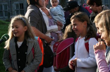 Schulanfang 2010 auf der PDS in Eupen