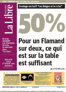 Meinungsumfrage der Libre Belgique