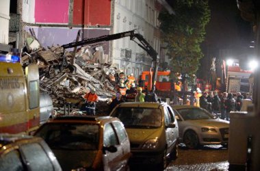 Explosion in Schaerbeek - Drei Häuser eingestürzt