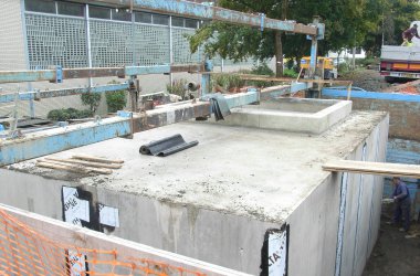 Bau einer Heizungsanlage mit Nahwärmenetz am St. Vither Sport- und Freizeitzentrum