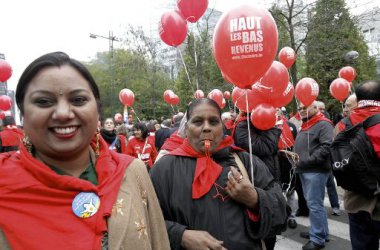 Tag der Amut: 1.000 Menschen fordern gerechtere Welt
