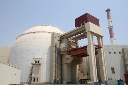 Atomkraftwerk Buschehr im Süden Irans starklar