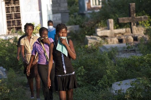 Die Cholera grassiert in der Provinz Artibonite im Norden von Port-au-Prince