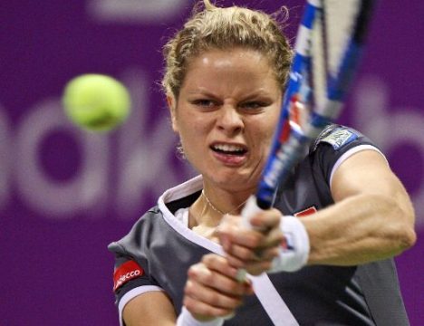 Kim Clijsters zum dritten Mal im Finale von Doha