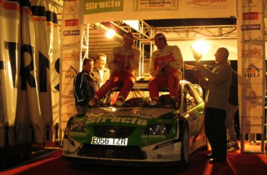 Sieger der East Belgian Rallye: Bernd Casier und Francis Caesemaeker