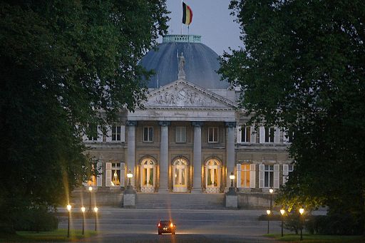 Schloss Laeken am Abend