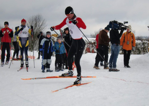 Thorsten Langer bei der Belgischen Meisterschaften im Ski-Langlauf (Februar 2010)