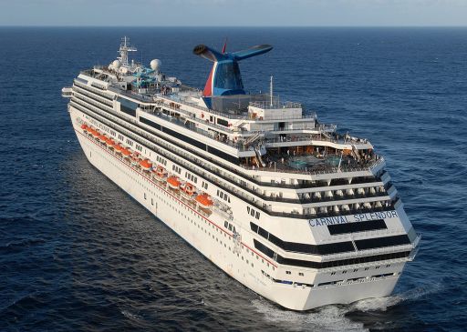 Das Kreuzfahrtschiff Carnival Splendor