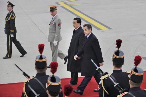 Hu Jintao und Nicolas Sarkozy