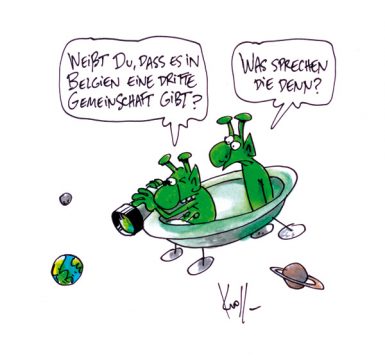 Weißt du, dass es in Belgien eine dritte Gemeinschaft gibt?