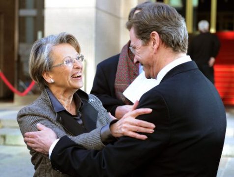 Michèle Alliot-Marie und Guido Westerwelle