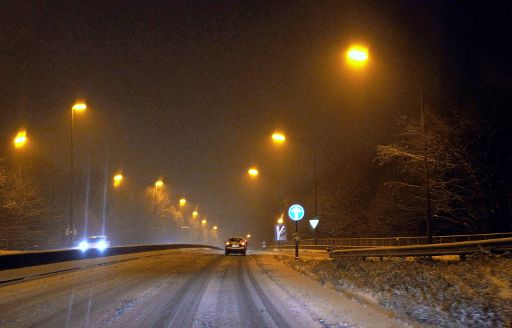 Wallonische Autobahnen nachts wieder beleuchtet