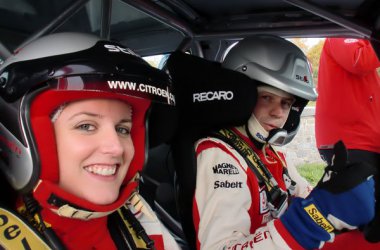 Katrin Margraff und Bruno Thiry im Citroën DS3 R3