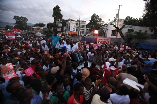 Haiti: Demonstration gegen Unregelmäßigkeiten bei der Wahl