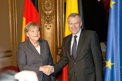 Während des Arbeitsbesuchs in Belgien ging für Bundeskanzlerin Merkel in Berlin eine Briefbombe ein