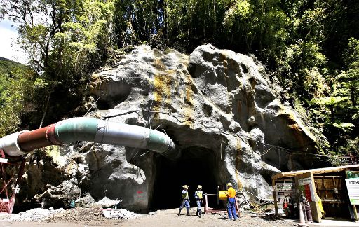 Die Bergleute werden in der Pike River Coal Mine in Greymouth vermisst