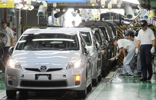 Toyota repariert den Prius