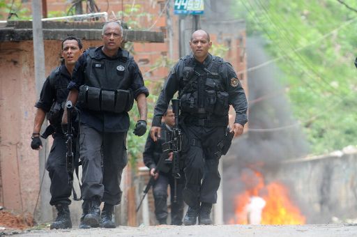 Die Polizei im Einsatz in Rio de Janeiro