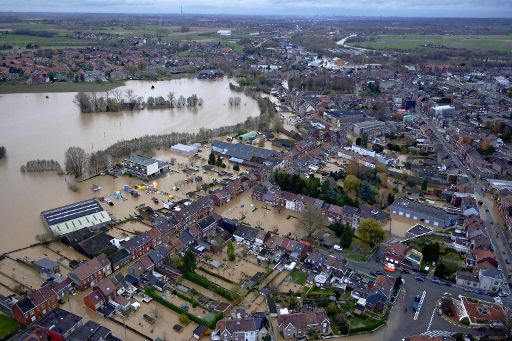 Hochwasser: Tubize (Wallonisch-Brabant) gehört zu den betroffenen Städten