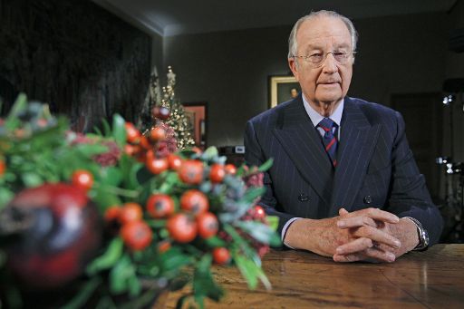 König Albert bei seiner Weihnachtsansprache 2010