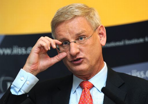 Carl Bildt, schwedischer Außenminister