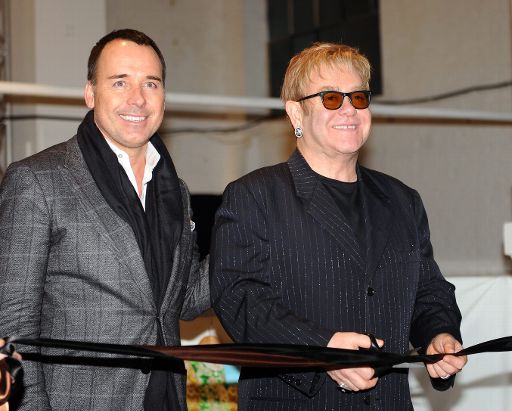 David Furnish und Elton John