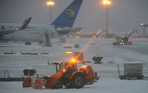 Der Flughafen Frankfurt am Dienstagmorgen