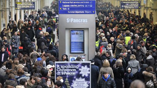 London St. Pancras: Ansturm auf den Euro-Star