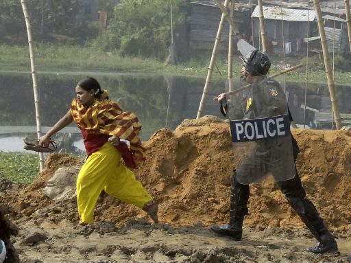 Protest der Textilarbeiter in Bangladesch