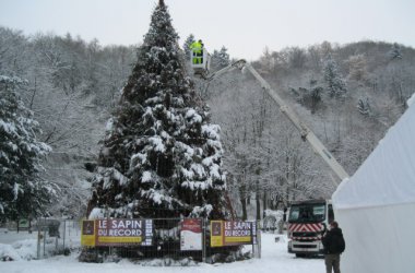 Generalprobe für Weihnachtsbaum-Rekordversuch in Malmedy