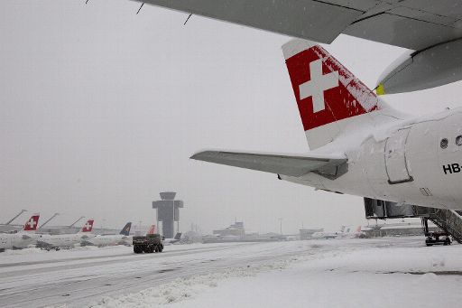 Flughafen von Genf: Nichts geht mehr