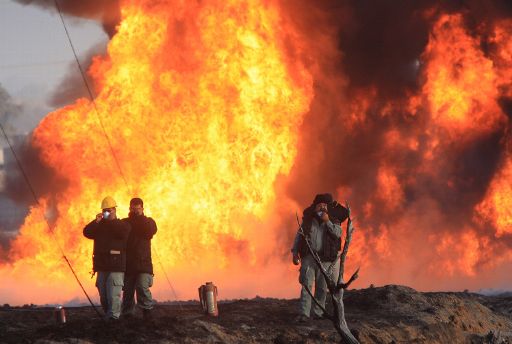 Explosion einer Pipeline in Mexiko