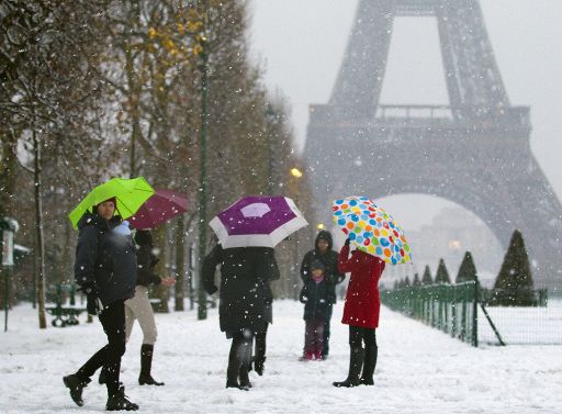 7. Dezember 2010: Paris im Schnee