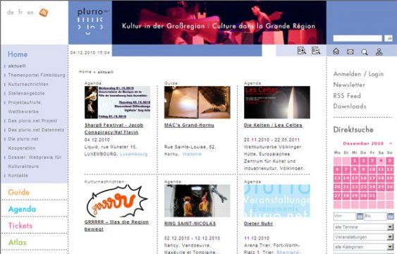 Plurio.net: Kulturportal für die Großregion