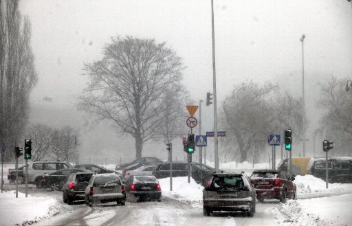 Wintereinbruch in Polen