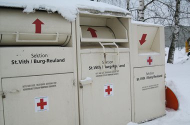 Kleider-Container: Schnee beeinflusste Abgabe negativ