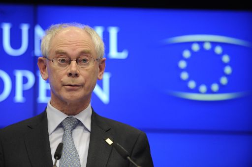 EU-Ratspräsident Herman Van Rompuy in Brüssel